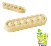 Stampo rotondo per palline di ghiaccio, in polietilene, forma a rombo, facile rilascio Lactof, 21,8 x 5,2 x 3 cm, utensili da cucina per cocktail, bevande fatte in casa, per esperienze senza sforzo