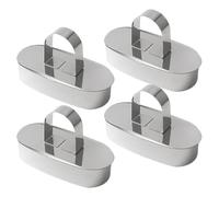 Stampo rotondo per torte - Anelli per torta in acciaio inox | Stampo rotondo per mousse | Taglierina per biscotti | Mini stampi per pancake pasticceria dessert | Stampi circolari per torte mousse con
