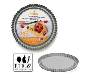 STAMPO RUOTO FURBO PER CROSTATA TONDO TORTIERA DECORA CM 24 28