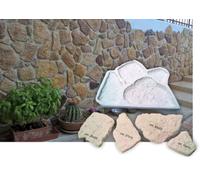 Stampo rustico 2a serie - Effetto pietra roccia per rivestimento murale in gesso e cemento - stampi per finitura naturale