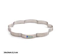 Forma a fiore microforata fascia in acciaio inox