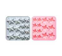 Stampo silicone 14 cubetti ghiaccio astrali, ideale anche per cioccolato e