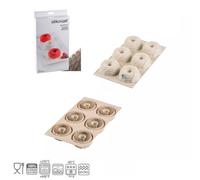 SILIKOMART STAMPO TORTA MINI INTRECCIO Creation 7,5cm Grigio 26.290.13.0065