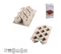 STAMPO SILICONE 3D MOSAICO N.9 PER TORTE GELATO SEMIFREDDO SILIKOMART