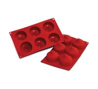 Stampo Silicone 6 Dolci Monoporzione Kiss ø 70x57mm SILIKOMART - Tetta di Monaca