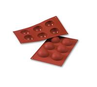 Stampo Silicone 6 Semisfere 60x30 mm Silikomart