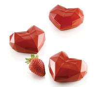 Stampo Silicone Amorini Origami 110 Cuore 7,4x8,3 cm c/ Tagliapasta - Silikomart