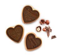 Stampo Silicone Biscotti Cookie Love Slim Cuore con Tagliapasta - Silikomart