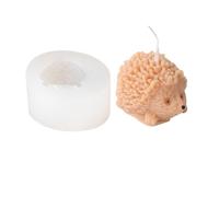 Stampo Silicone Candele Stampo in silicone for candele 3D a forma di riccio carino - Libro da leggere, sapone in resina, gesso, kit fai te, decorazioni for la casa fatte a mano(Style-02)