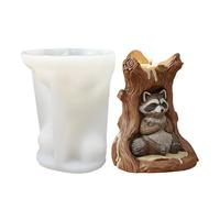 Stampo Silicone Ceppo d'Albero | Stampo per Animali 3D | per Aromaterapia | Decorazione per Casa Compleanno Festa Scrivorio Centro Tavola