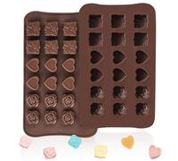 Stampo Silicone Cioccolato 2 Pezzi,Stampo Tavoletta Cioccolato,Stampo Cioccolato Profondo,Stampo Tavoletta Cioccolato Silicone,per Cioccolato,Caramelle, Pistacchi Cioccolato