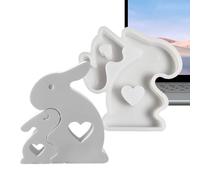 Stampo Silicone Coniglietto Pasquale - Forma in Silicone per Colata e Stampaggio | Stampo per Gesso Decorativo Festivo e per Ricorrenze,Per Insegnanti D'Arte Appassionati Di Fai Da Te Eventi Festivi L