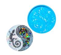 Stampo Silicone Creativo Per Sottobicchieri In Resina Buntarie Opere D'arte Stabili Con Finitura Olografica Per Regali A Tazza Resistente Alla Lacrima