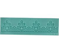 Stampo silicone floreale per pizzi 16x5 cm Graziano