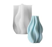 Stampo Silicone Morbido Per Preparare Candela Pilastro Ondulata Intricata Adatto Per Le Disposizioni E Creazione Del Matrimonio