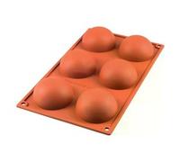 Silikomart Stampo 6 semisfere in silicone nuovo dolci torte SF002 stampi - Rotex