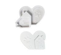 Stampo Silicone Per La Casa Del Cuore Candele Fatte A Mano In Siliconi Multiuso Resistenti Calore Stampo Stampi In Silicone Resistente Calore