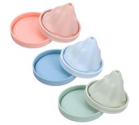Stampo Silicone per Neve di Cubetti Ghiaccio a Montagna | Forma Creativa e Simpatica, Materiale in Silicone e Pp, per Bevande e Dessert, Bordo Anti Trabocco Colore Casuale