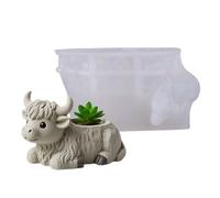 Stampo Silicone,Stampo Decorativo per Casa - 3D a Forma di Animale SDraiato per Prato Giardino Fattoria Asilo Halloween