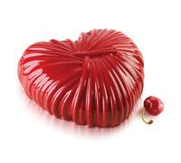 Stampo Silicone Torta Cuore Lovely 1200 18,2x17,3 cm c/Tagliapasta - SILIKOMART