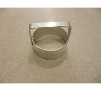 Stampo tagliapasta cromato per tigelle e crescentine con manico diam. 93 mm