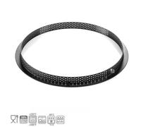 Silikomart - Anello Microforato per Crostate Moderne Ø 25 cm h 2 cm, resistente al calore