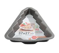 STAMPO TEGLIA FORMA ALBERO DI NATALE 37X27XH5CM DOLCI IN ALLUMINIO ANTIADERENTE