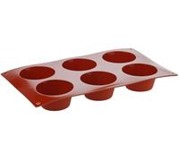 STAMPO TEGLIA TEGAME IN SILICONE MUFFIN Ø 69 h 35 mm CUPCAKE SILIKOMART
