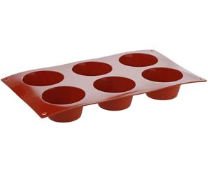STAMPO TEGLIA TEGAME IN SILICONE MUFFIN Ø 69 h 35 mm CUPCAKE SILIKOMART