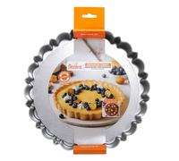 Stampo tondo per crostata Design fondo mobile antiaderente Ø25 x h 3 cm