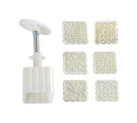 Stampo tradizionale Mooncakes pressato a mano quadrato per dolci in ABS
