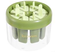 Stampo triangolare in plastica per gelato fai da te con supporto multi sapore e messa a fuoco riutilizzabile a lungo termine (verde)