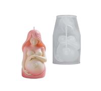Stampo unico a forma cuore in silicone per gravidanza per la creazione candele personalizzate e decorazioni per realizzare candele in silicone