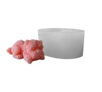 Stampo Unico Cucciolo Per Sapone Fatto A Mano E Candela Aromaterapia Stampo In Silicone Flessibile Per La Fabbricazione Di Candela Di Torta Di Fondente