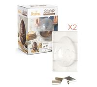 STAMPO UOVO DI PASQUA POLICARBONATO SPLASH CON MOLLE 250 GR