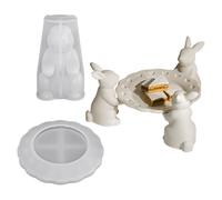 Stampo Vassoio Coniglio Decorazioni In Silicone 3D Per La Casa