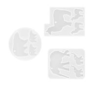 Stampo versatile in silicone a forma di orso elefante per gioielli fatti a mano in resina e progetti artigianali accessori in silicone ciondolo animale stampo