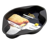 VE 931 Teglia Antiaderente Rettangolare Alta 43 X 30 X 5H Pentole Cucina, Alluminio, Antracite