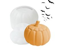 Stampo Zucca - 3D Forma Silicone Per Resina Epossidica, Multifunzione Halloween | Matrice Pers Candela, Modello Cioccolatini, Dolci, Stampino Sapone