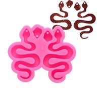 stampoin resina in orecchini a forma di serpente, stampoper orecchini a forma di serpente - stampoportachiavi di decorazione di stampoepossidico, regalo divertente fai da te per il compleanno di N