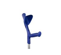 Stampolina Advance in alluminio regolabile in altezza, bastone da passeggio inglese, impugnatura ergonomica, blu
