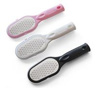 Stampopular - Raspa professionale per la rimozione di calli, per la cura dei piedi, per pedicure, superficie in metallo, per rimuovere la pelle dura per la cura dei piedi (3 colori)
