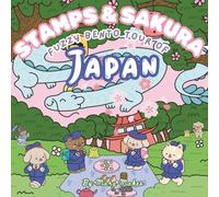 Stamps and Sakura Passport Coloring Book: Fuzzy Bento Tour of Japan