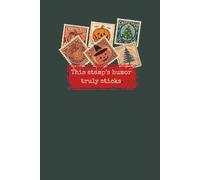 Stamps Green Classic Lined Notebook 6x9 - Simple Journal for Notes, Ideas & Writing (120 Pages)