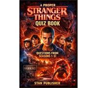 Stan Publisher A proper Stranger Things quiz book with questions fro (Tascabile)