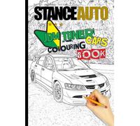 Stance Auto Magazine JDM Tuner Cars Colouring Book