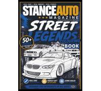 Stance Auto Magazine Street Legends Colouring Book
