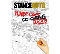 Stance Auto Magazine Tuner Cars Colouring Book