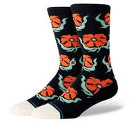 Stance - Broadcast Floral Crew - Calze casual Unisex M | EU 38|42 nero