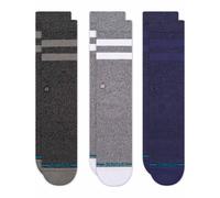 Stance - Calzini comodi da città - The Joven 3 Pack Grey per Uomo in Cotone - Taglia 43-46 - Grigio